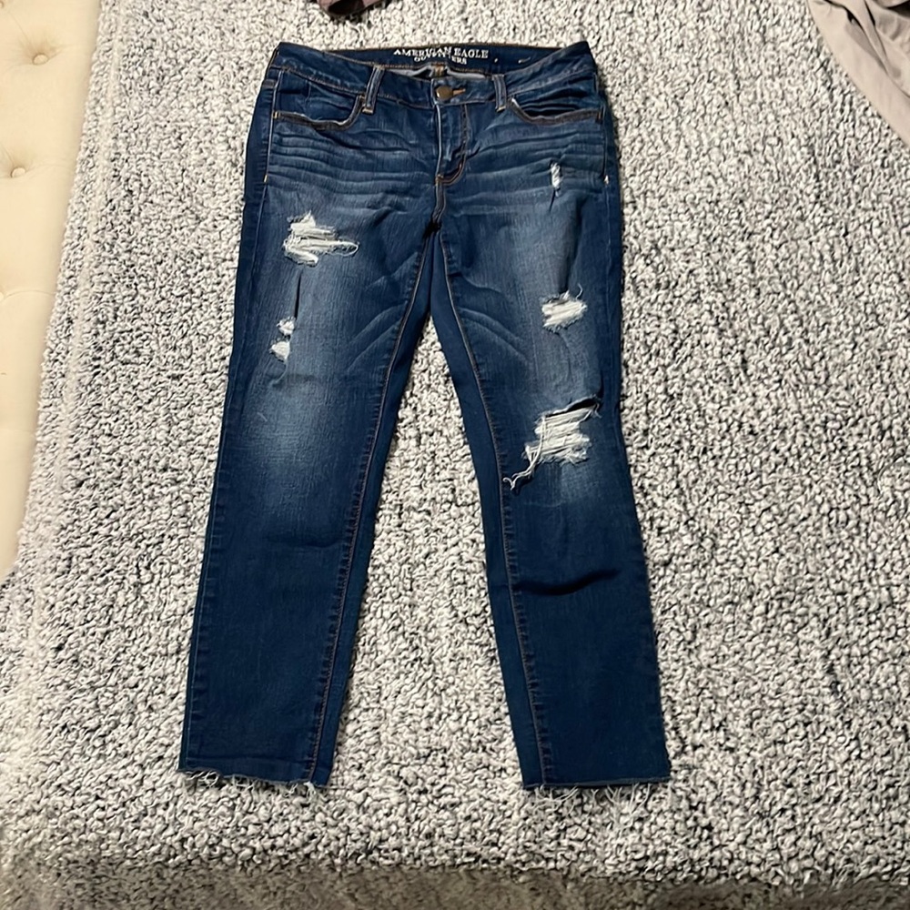 2 American Eagle jegging Denim Jeans